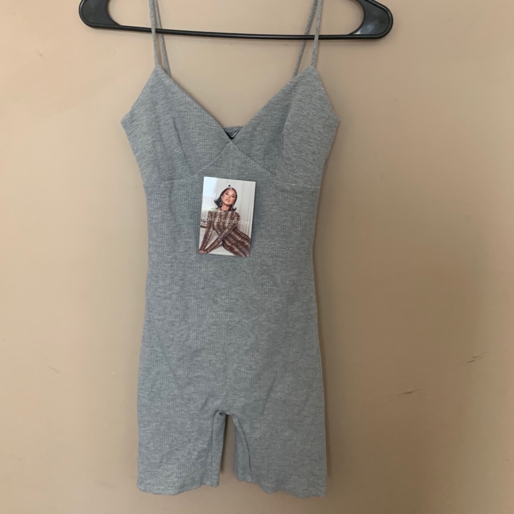 NakedWardrobe grey romper